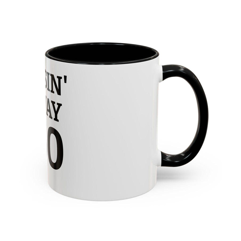 Cruisin' My Way Into 60 Accent Coffee Mug — Funny 60th Birthday Gift