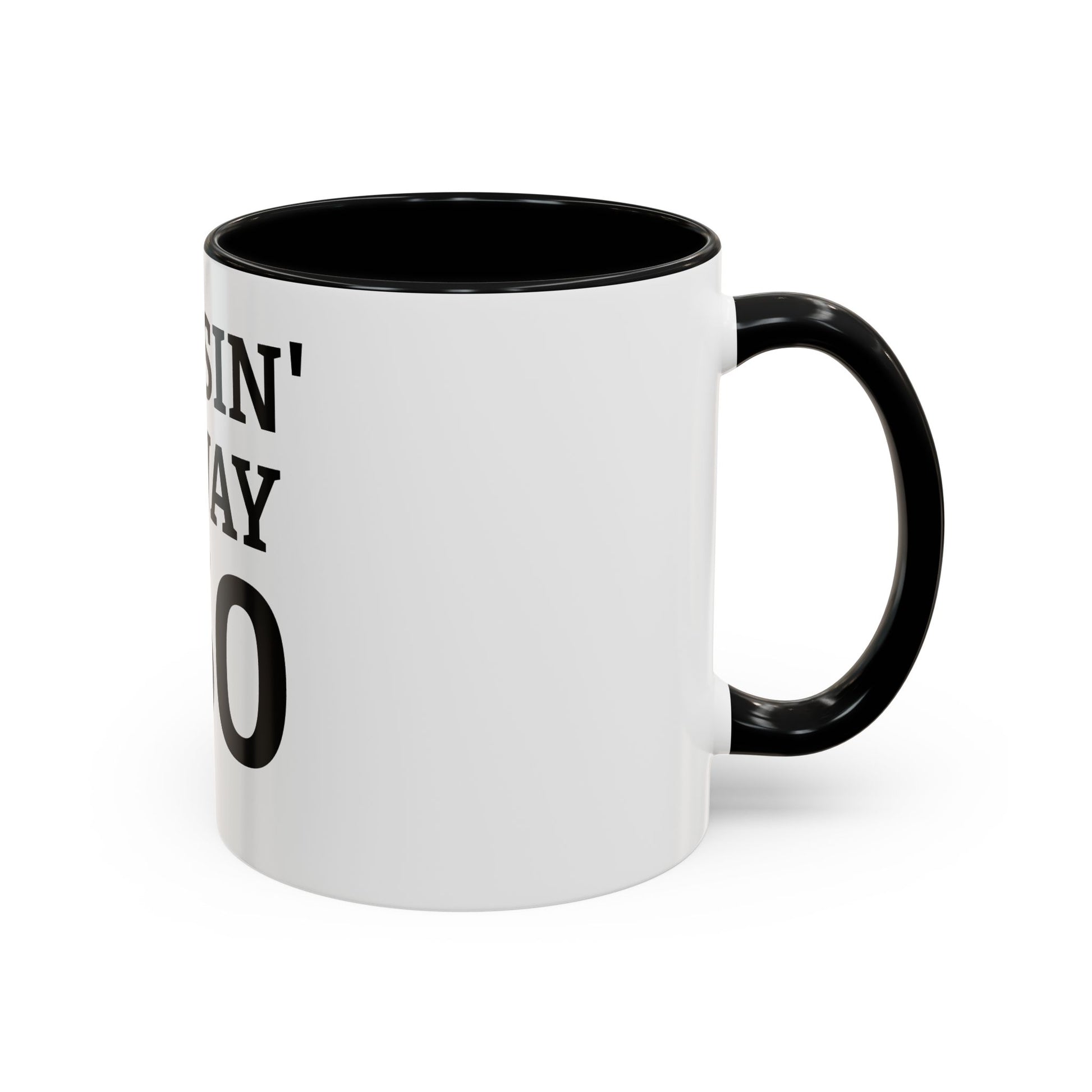 Cruisin' My Way Into 60 Accent Coffee Mug — Funny 60th Birthday Gift